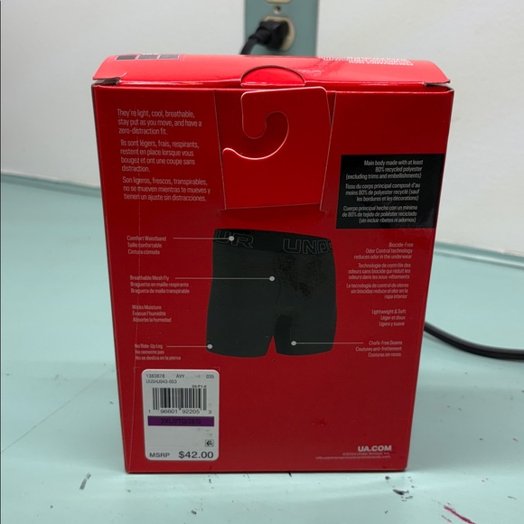 Under Armour Boxerjock 3-Pack - Black and Gray - Picture 3 of 4